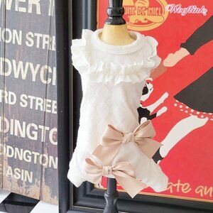 Sweet Dreams Dog Pjs by Wooflink - Cream size 4 -NEW!